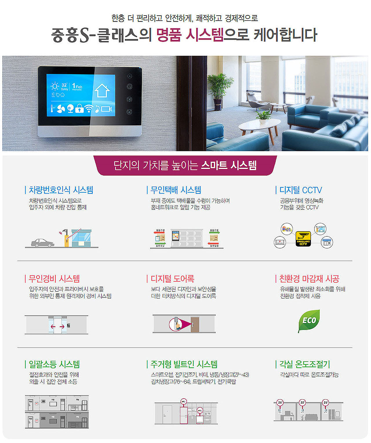 민락2지구 중흥S클래스 트와이스 첨단 스마트시스템
